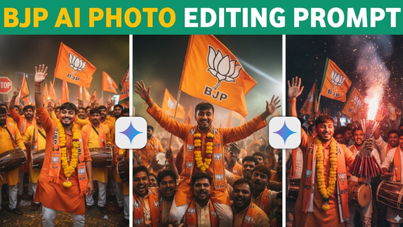 BJP Ai Photo Ediitng Gemini Prompt