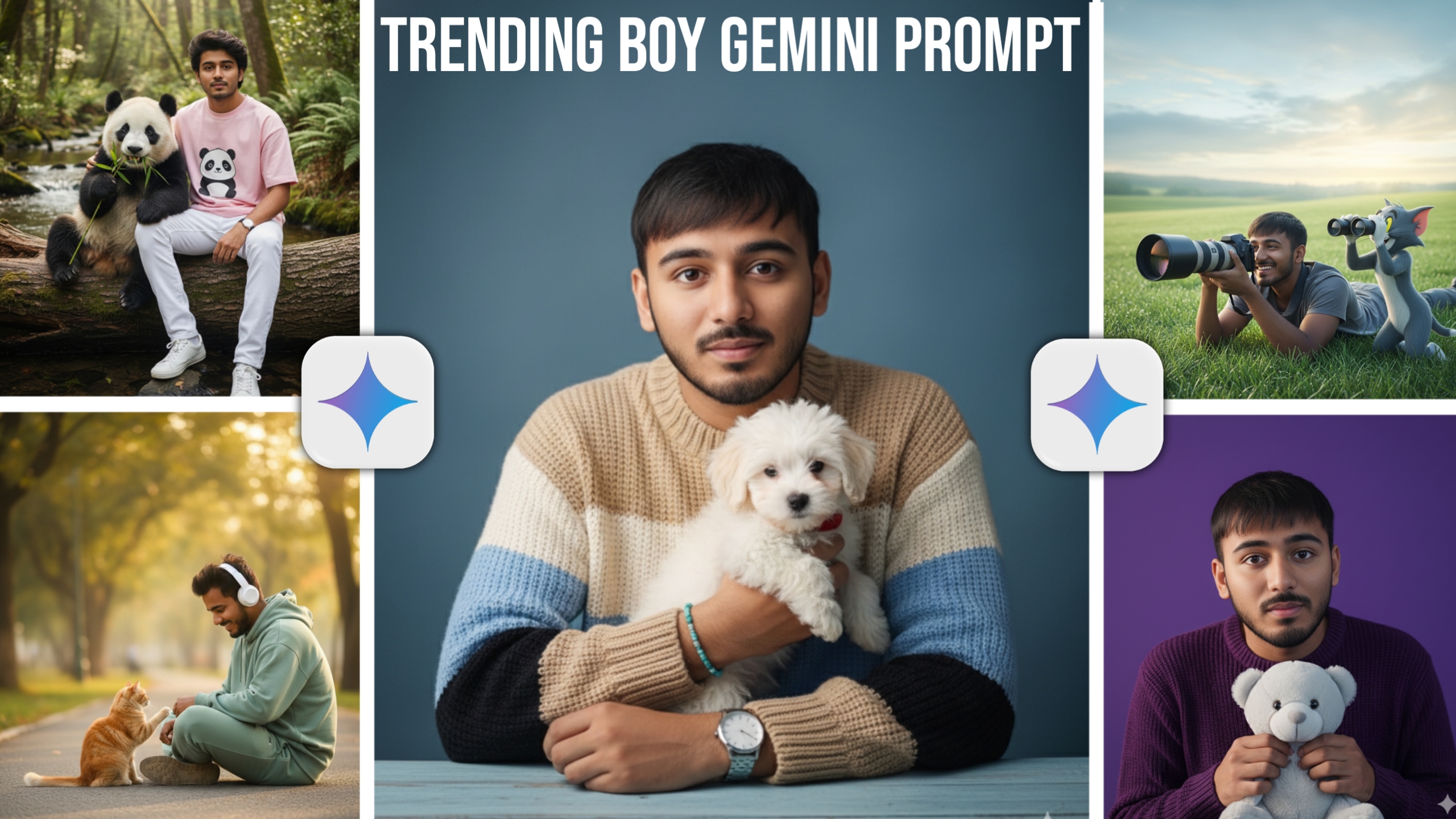 Trending Boy Google Gemini Ai Photo Editing Prompts