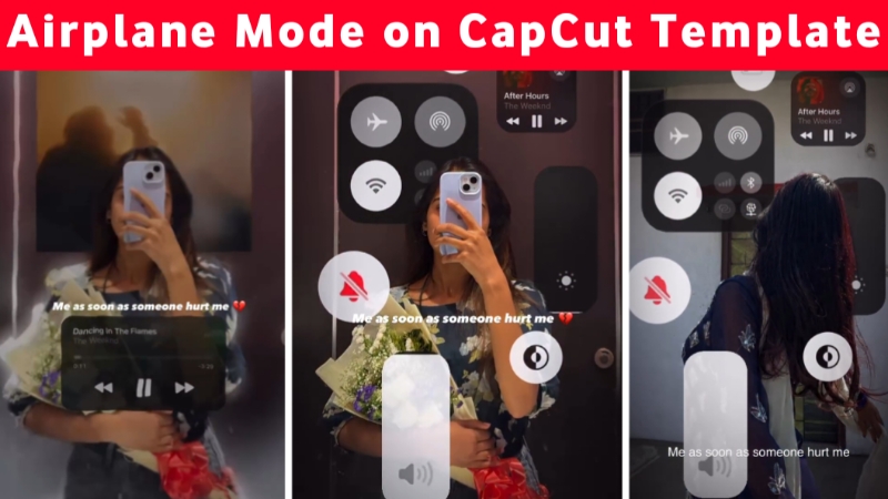 Airplane Mode on CapCut Template