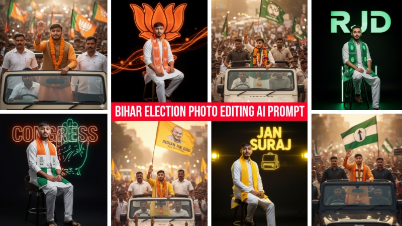 Bihar Election Photo Editing Ai Prompt