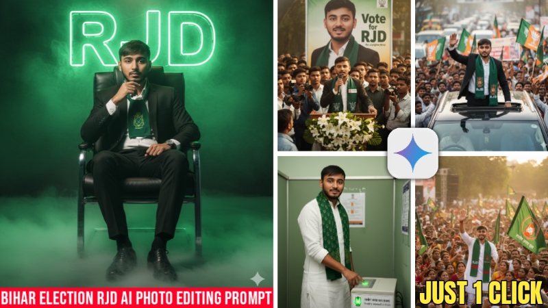 Bihar Election RJD Ai Photo Editing Prompt